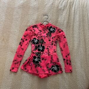 Custom rhythmic gymnastics leotard